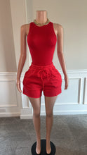 Load image into Gallery viewer, Bodysuit Washed Set (Red)
