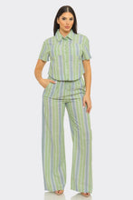 Load image into Gallery viewer, Easy breezy linen set (Green)