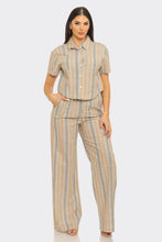 Load image into Gallery viewer, Easy breezy linen set (beige)
