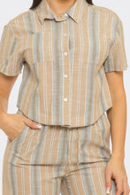 Load image into Gallery viewer, Easy breezy linen set (beige)