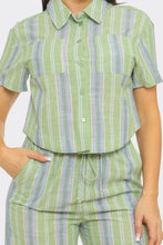 Load image into Gallery viewer, Easy breezy linen set (Green)