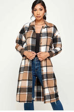 Load image into Gallery viewer, Essential Flannel Jacket (Brown)